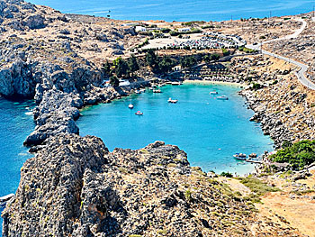 Saint Paul beach in Rhodes.