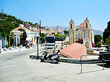 The village of Siana in Rhodes.