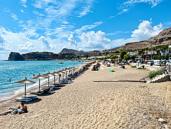 The village of Stegna in Rhodes.