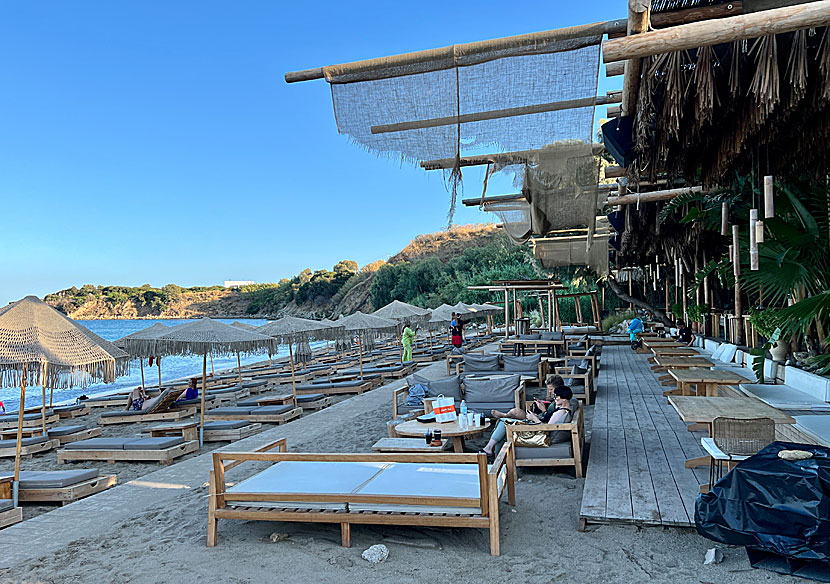 Kalami beach bar at Sunwing Kallithea beach.