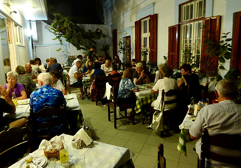 My absolute favourite restaurant in Rhodes town is To Steno and it is located on Agion Anargiron street 29, south of the old town.