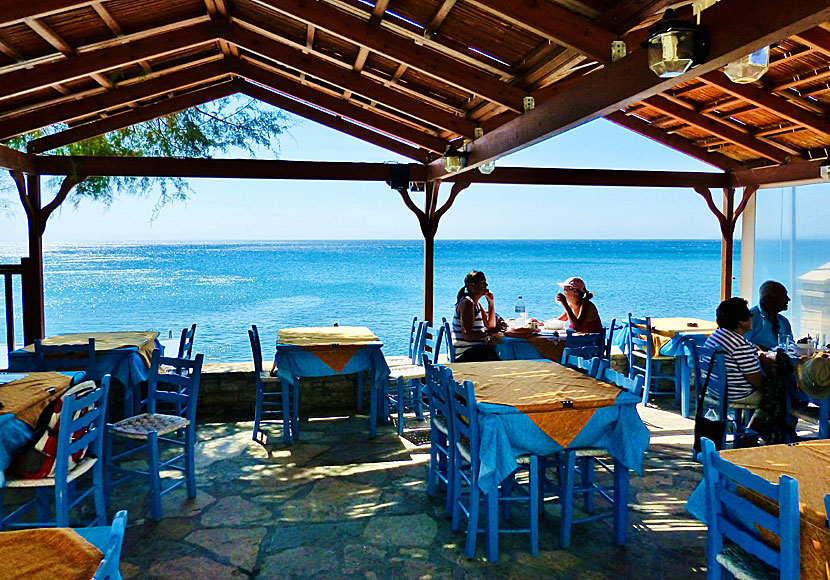 Taverna Akrogiali in Balos on Samos.