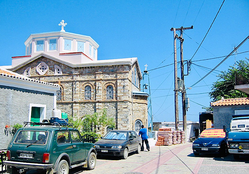The village of Drakei is small but the church is large and imposing.
