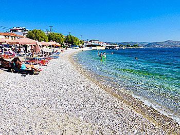 Ireon beach in Samos.