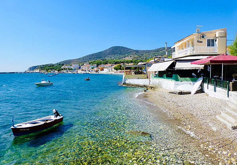 Ireon is a very pleasant small tourist resort by the water on western Samos.