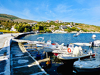 The villages of Agia Paraskevi and Kalami on Samos.