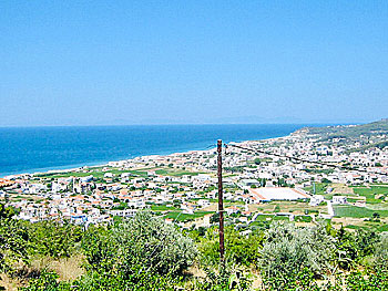 The village of Karlovassi on Samos.