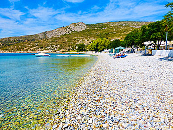 Klima and Kerveli beach in Samos.