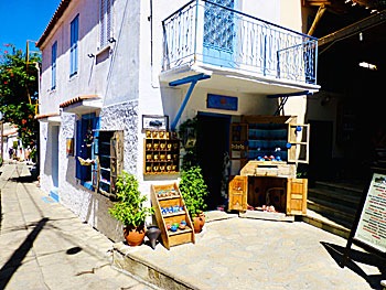 The village of Manolates on Samos.