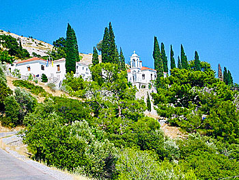 Eupalinos Tunnel and Panagia Spiliani on Samos.