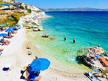 Pappa beach in Samos.