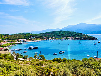 The village of Posidonio on Samos.