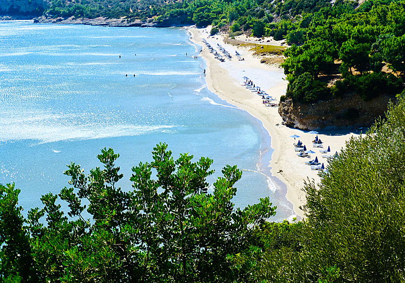 The beach Psili Ammos 2 on Western Samos.