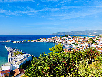 The village of Pythagorion on Samos.