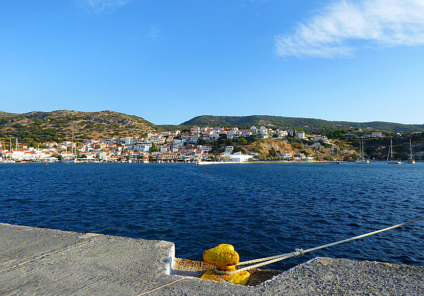 Pythagorion seen from the harbour.