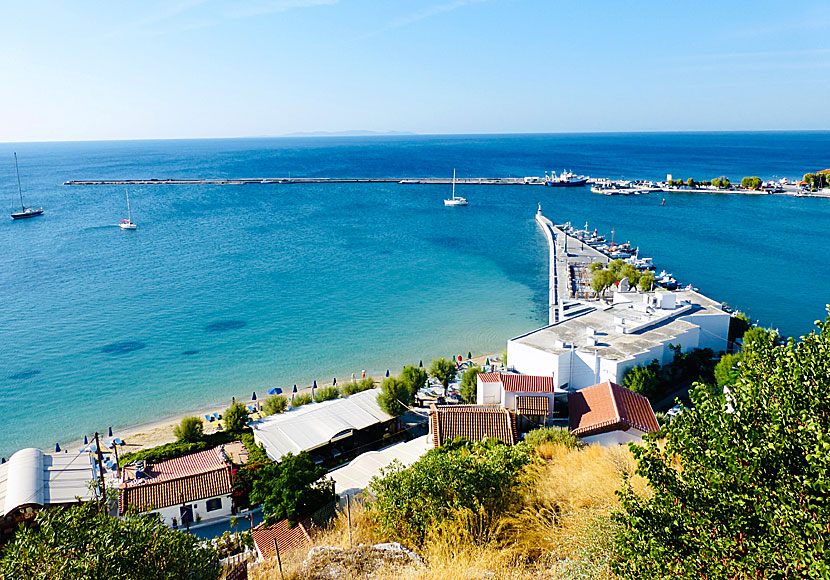 The port of Pythagorion on Samos.