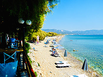 The village of Votsalakia on Samos.