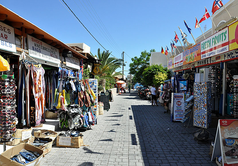 Shopping in Kamari. Santorini.