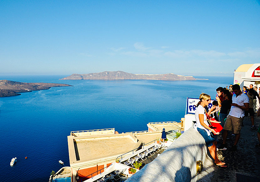 Fira, or Thira, on Santorini is one of the world's most beautiful villages.