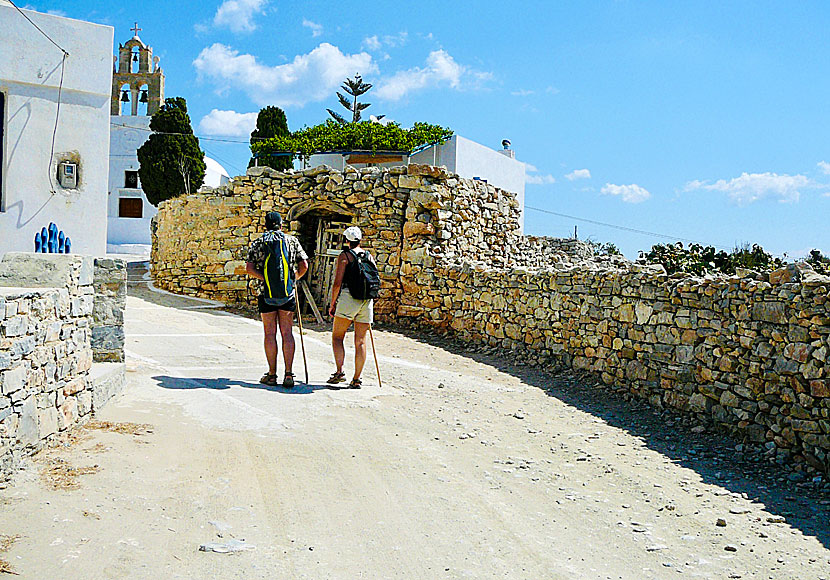 Hike to Psili Ammos beach via the village of Messaria.