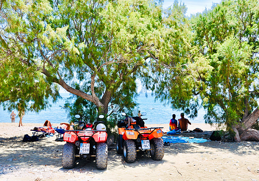 Rent a quad bike and drive to all the nice beaches on Sifnos in the Cyclades.