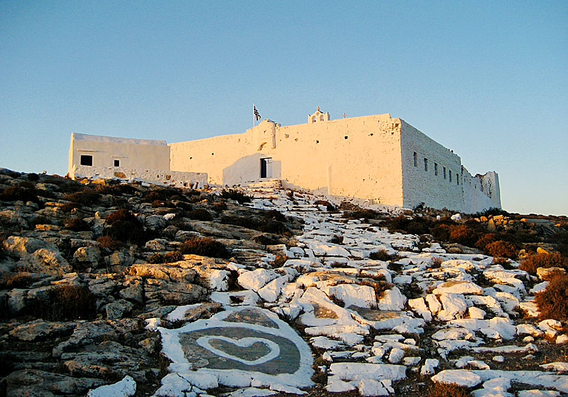 Don't miss the Nunnery of Zoodochos Pigi when you travel to Sikinos in the Cyclades.