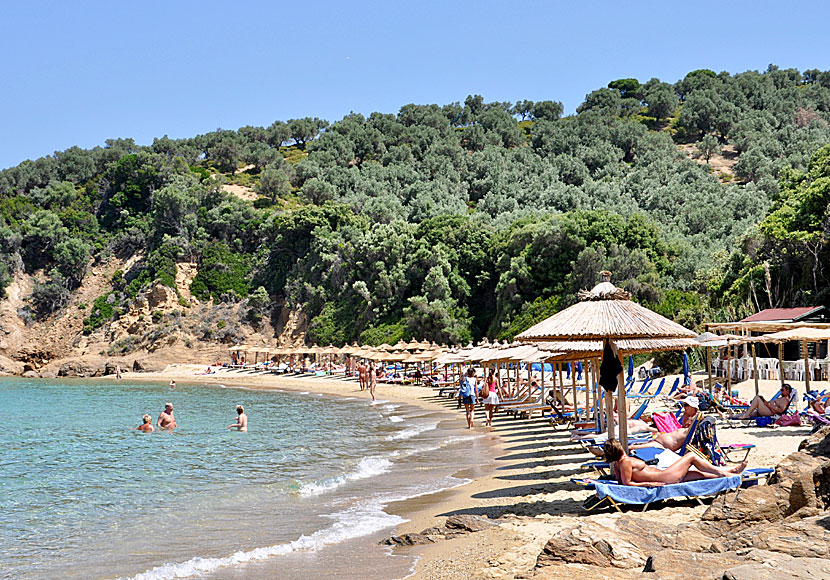 Little Banana beach is Skiathos' official nudist beach.