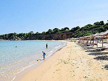 Mandraki, Ghournes and Agistro beaches in Skiathos.