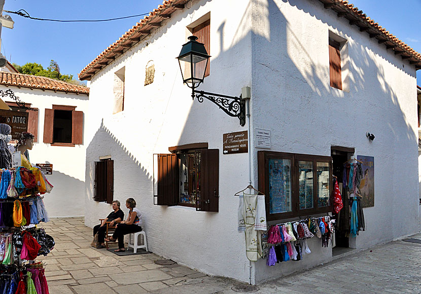 The writer Alexandros Papadiamantis museum in Skiathos town.