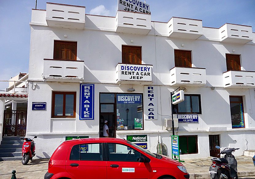 Discovery Rent A Car in Skopelos town is very good.