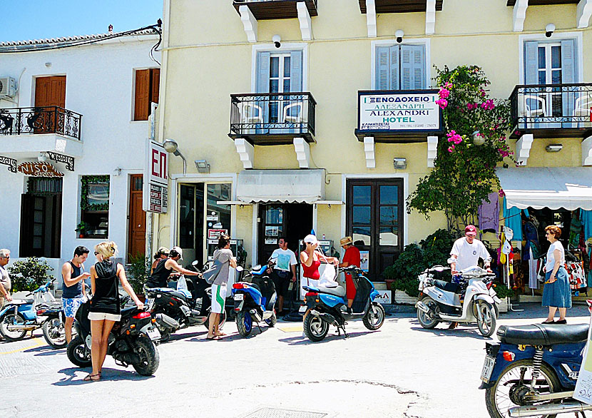 The gas station in the car-free city of Spetses.