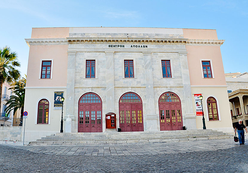Apollon Theater in Ermoupolis.