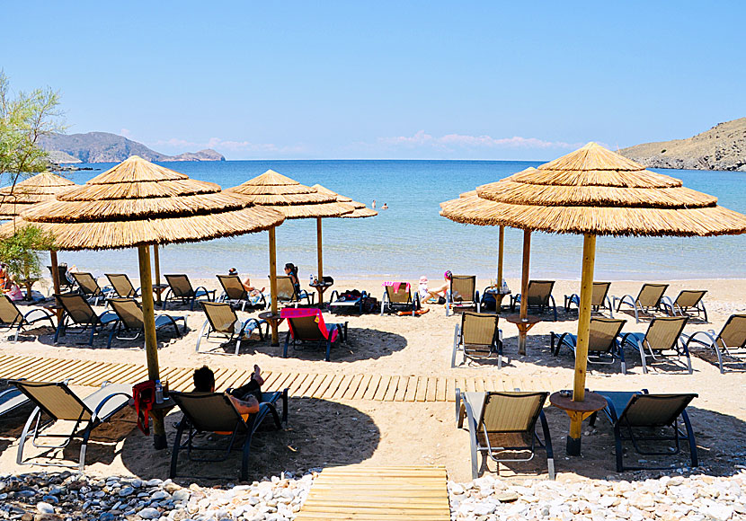 Tavrna at Delfini beach close to Kini in Syros.