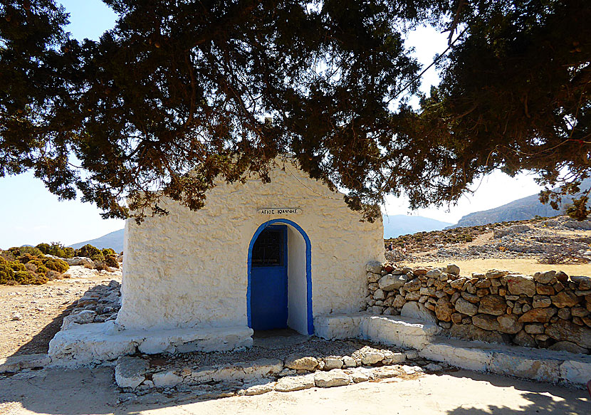 Agios Ioannis church near Livadia on Tilos.