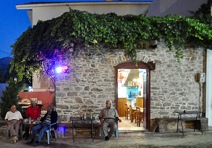 George Cafe Bar on the square in Livadia.