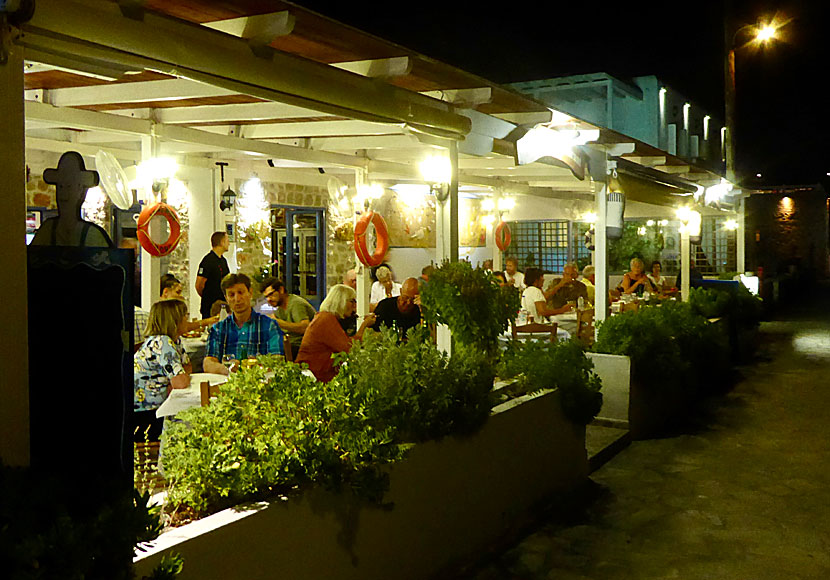 Armenon is the best restaurant in Livadia on Tilos.