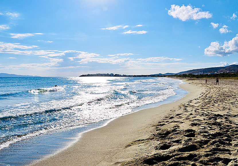 Agios Fokas beach on Tinos in Greece.