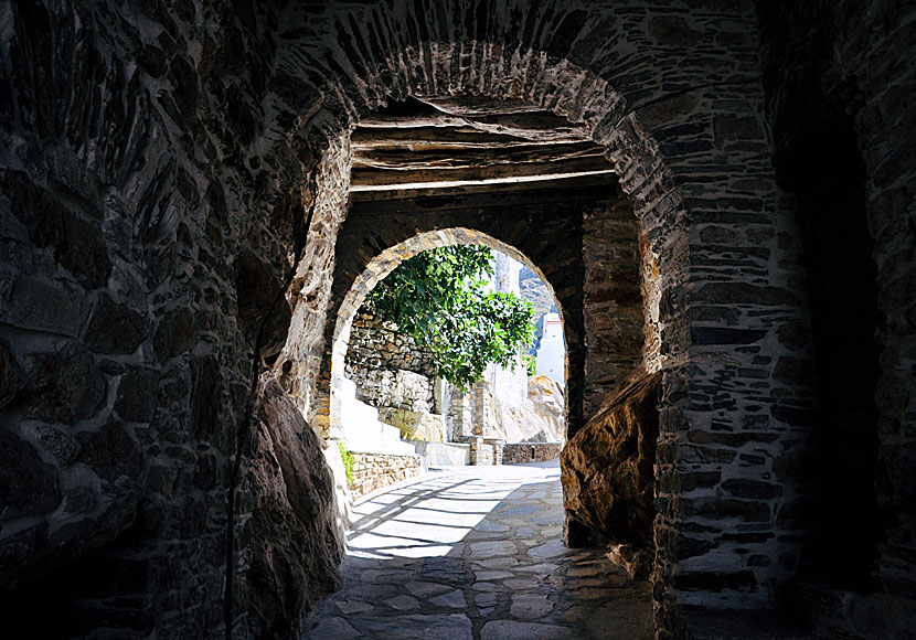 The picturesque Greek village of Koumaros on Tinos.