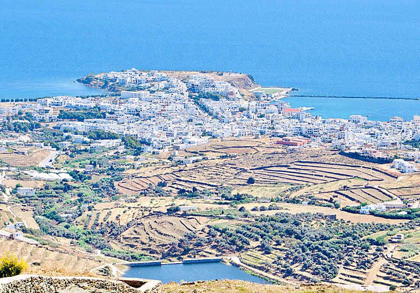 Don't miss the amazing town of Tinos when you travel to Kionia.