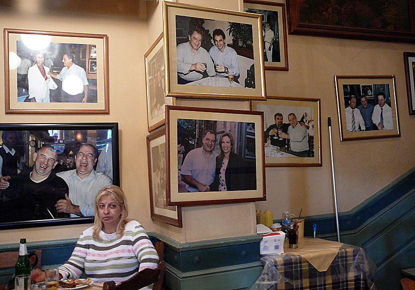 Don't worry, be happy with Bobby McFerrin at Restaurant Bairaktaris in Monastiraki in Athens.