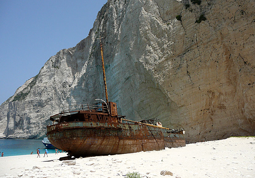 Rust never sleeps with Neil Young at Shipwreck beach on Zakynthos.