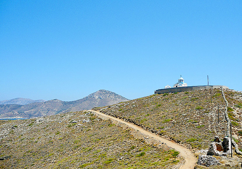 Agios Dimitrios church is the island of Thimena's biggest attraction.