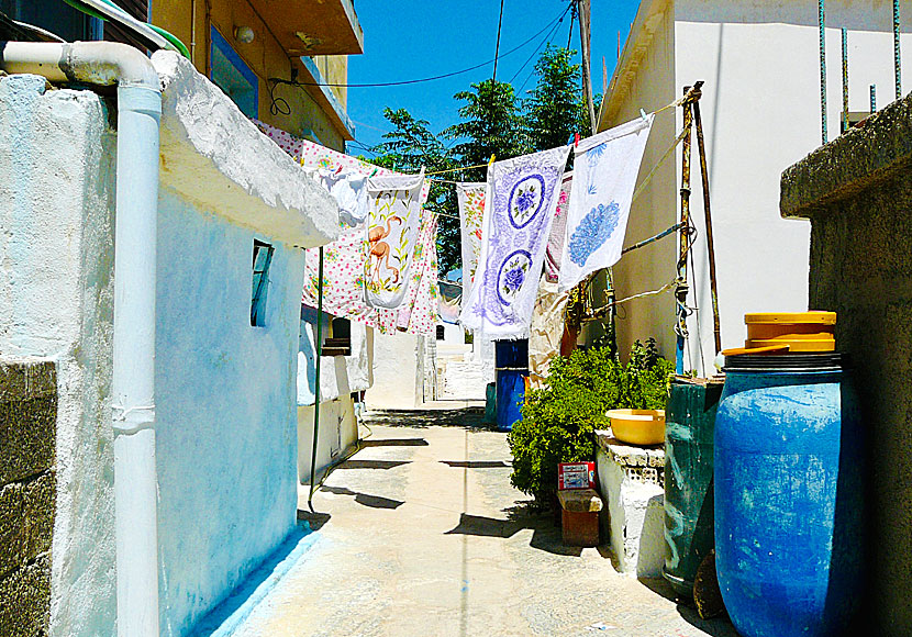 The authentic village and island of Thimena opposite the island of Fourni.