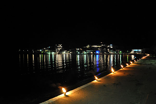 Candle in Katapola Easter.