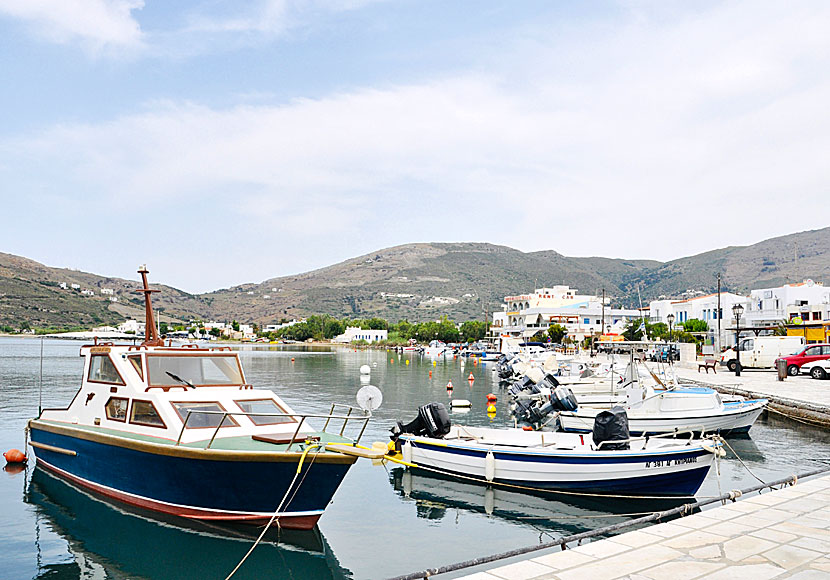 Gavrio is the port of Andros.