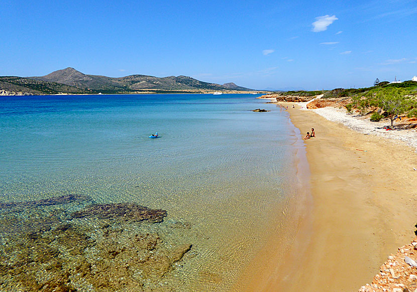 Agios Georgios beach on southern Antiparos.