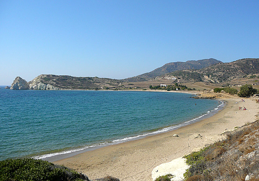 Ellinika beach on Kimolos.