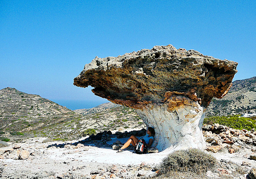 Skiadi rock. Kimolos. Greece.