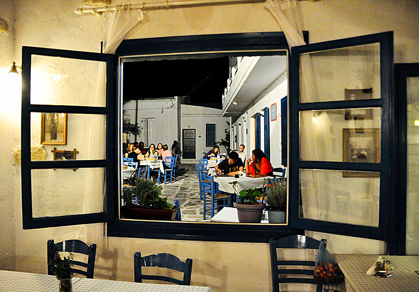 Restaurant Malamatenia in Chora is one of Tinos best restaurants and tavernas.