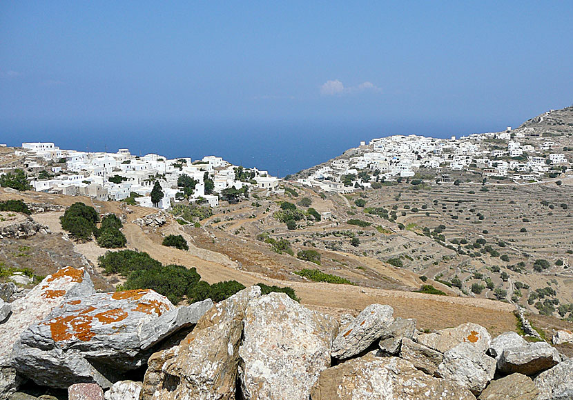 The cozy villages of Chorio and Kastro in Sikinos.